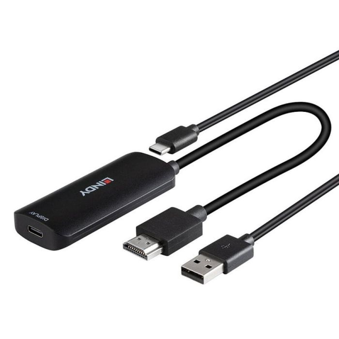 Adaptador HDMI a DVI LINDY 43423 Negro 20 cm 4