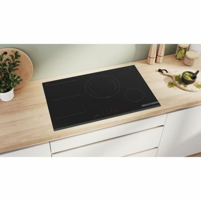 Placa de inducción BOSCH SER6 4 fuegos 7400 W 80,2 x 52,2 cm PVS831HC1H Negro 2