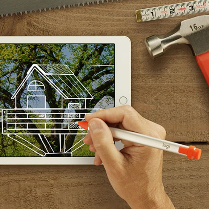 Logitech 914-000034 Lápiz Digital Crayon para iPad (6ª generación) con Tecnología Apple Pencil, Precisión de Píxel y Rechazo de Palma 1
