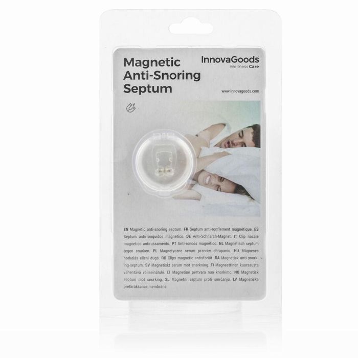 Dilatador Nasal Magnético Antirronquidos InnovaGoods 1 Dilatador Nasal Magnético Antirronquidos InnovaGoods 1