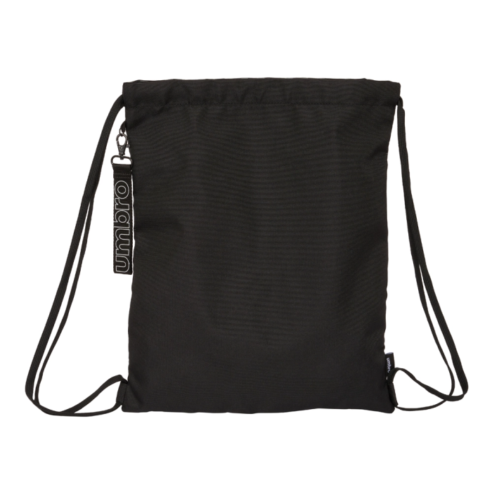 Bolsa Mochila con Cuerdas Umbro Lima Negro 35 x 40 x 1 cm 1