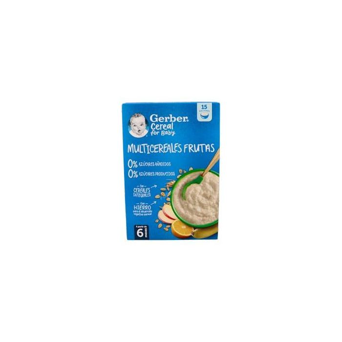Gerber Multicereales Fruta 0% Azúcares Añadidos 270 G