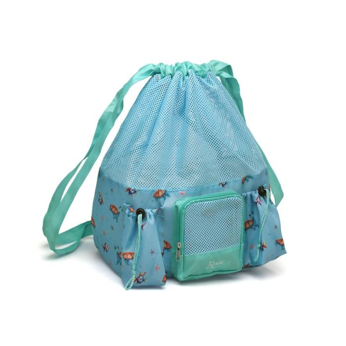 Kiokids Bolso de Playa Mochila Tortugas Azul Transpirable Anti-Arena 10L con 3 Bolsillos para Bebés +0 Meses Happy Summer 1 Kiokids Bolso de Playa Mochila Tortugas Azul Transpirable Anti-Arena 10L con 3 Bolsillos para Bebés +0 Meses Happy Summer 1