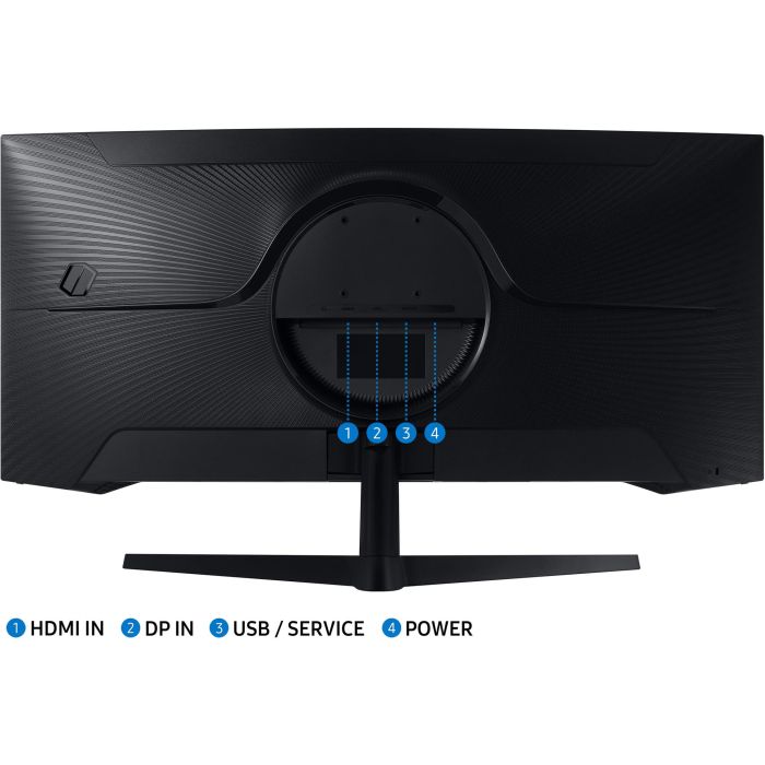 Samsung Monitor Odyssey G5 C34G55TWWP Curvo 34'' Ultra WQHD (3440x1440) 144Hz 1ms HDMI DisplayPort VESA Negro 10
