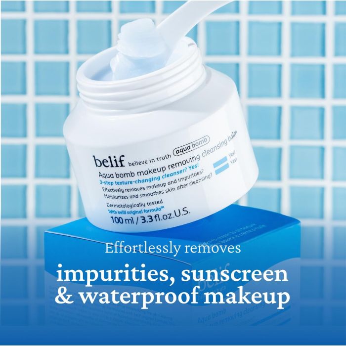 Desmaquillante Facial Belif AQUA BOMB 100 ml 4