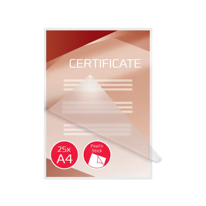 Gbc Bolsa de Plastificar Din A4 Autoadhesiva 2x75 mc Caja de 25 Unidades 5