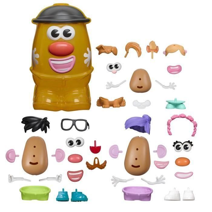 Playskool F9410 Potato Head Súper Papa Set de Figuras con 3 Papas y 38 Piezas para Crear Personajes +2 Años 2