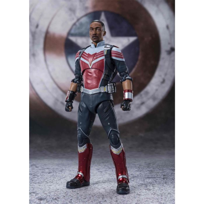 Tamashii Nations S.H. Figuarts Falcon Figura Marvel basada en Falcon and the Winter Soldier