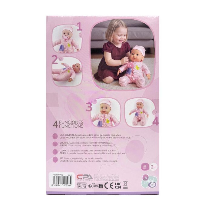 Muñeca Bebe Blandita 31Cm Con 4 Funciones T00990 Tachan 3 Muñeca Bebe Blandita 31Cm Con 4 Funciones T00990 Tachan 3