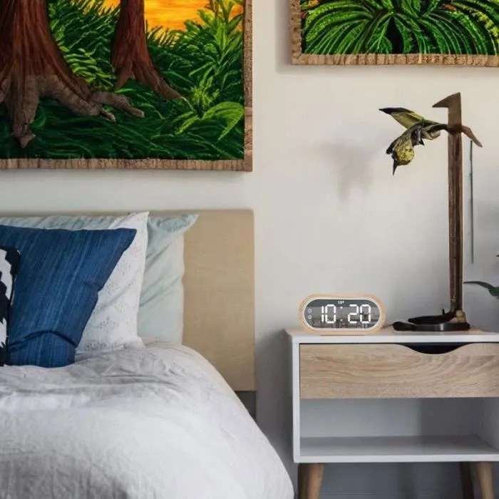 CGV Reloj despertador 13068 ACUNA, Estructura de madera maciza 3