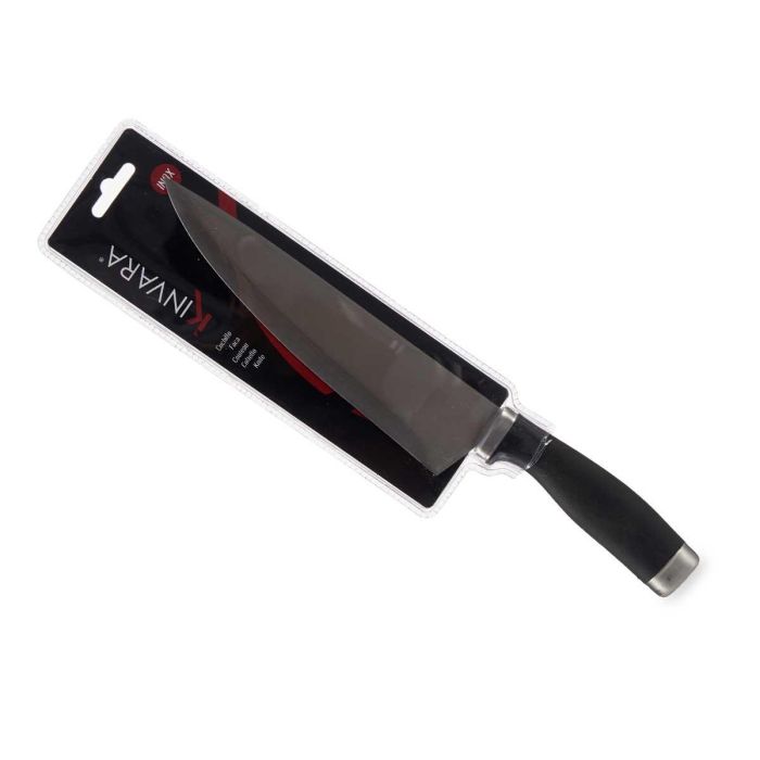 Cuchillo Grande Kinvara Acero Inoxidable, Hoja 20 cm, 5x33x2.5 cm (24 Unidades) 2 Cuchillo Grande Kinvara Acero Inoxidable, Hoja 20 cm, 5x33x2.5 cm (24 Unidades) 2