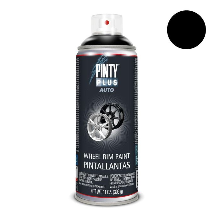 Pintura en spray Pintyplus Auto L104 Llanta 400 ml Negro