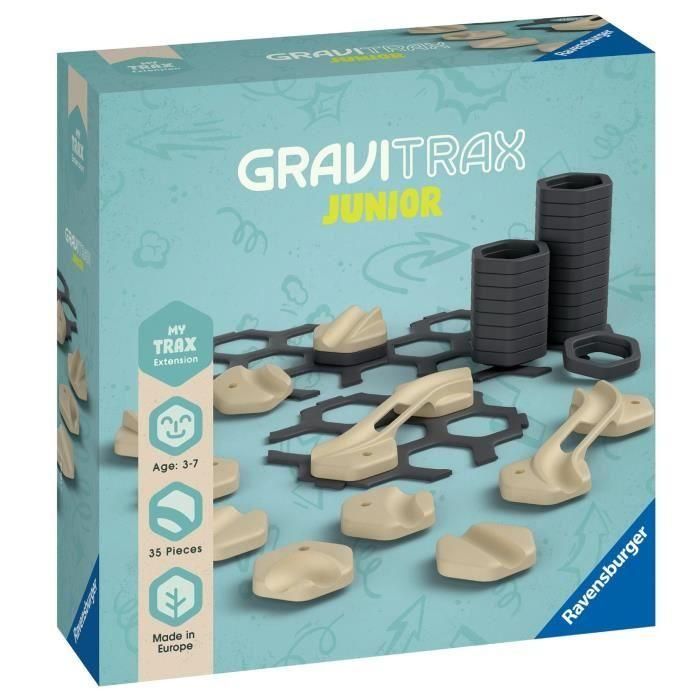 GraviTrax JUNIOR Juego de expansión Trax - 00027401 - Circuitos de mármol - 3 años