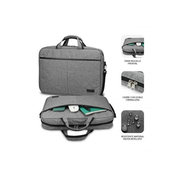 SUBBLIM Maletin Elite Laptop Bag 13,3-14" Grey 1 SUBBLIM Maletin Elite Laptop Bag 13,3-14" Grey 1