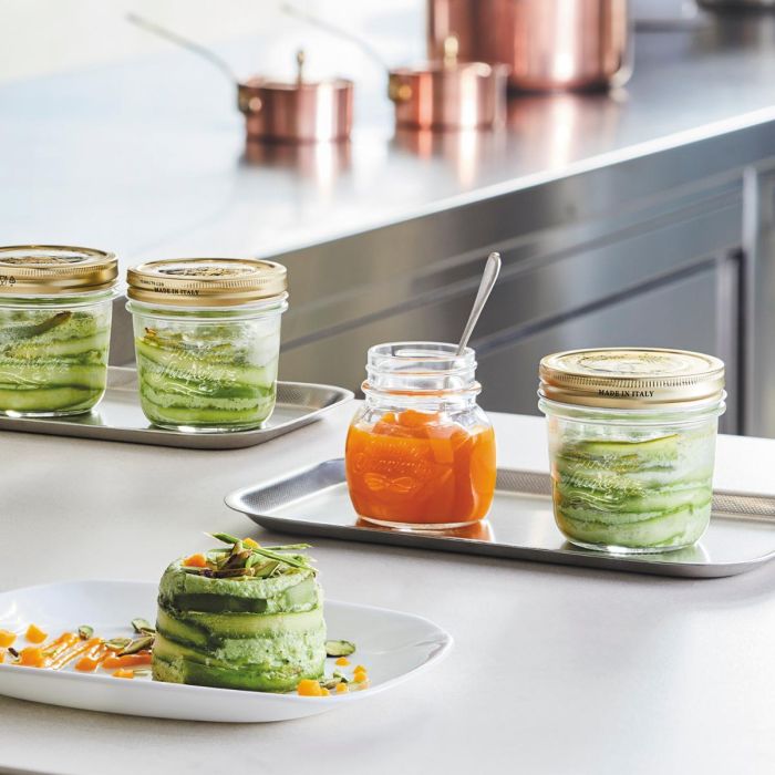 Bormioli Rocco Quattro Stagioni Tarro de Conserva de Vidrio 20 cL con Tapa de Cierre de Rosca 2