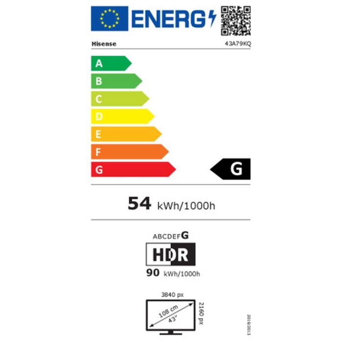 Smart TV Hisense 65A7KQ 4K Ultra HD 43" LED HDR D-LED QLED 1