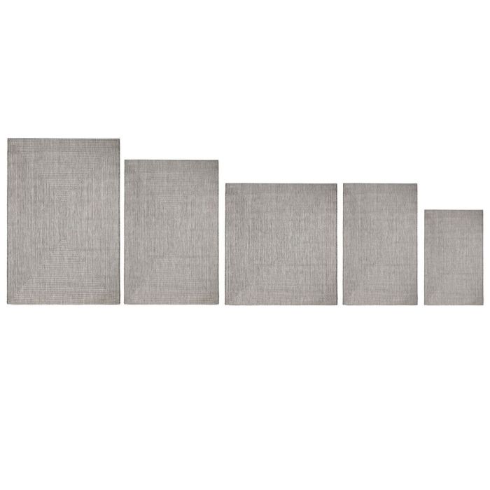 Alfombra de Exterior Quadro 230 x 160 x 0,5 cm Gris 1