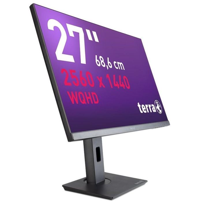 68.6cm/27" (2560x1440) Terra 2772W PV 16:9 WQHD IPS 5ms HDMI DP USB-C Speaker Black 1 68.6cm/27" (2560x1440) Terra 2772W PV 16:9 WQHD IPS 5ms HDMI DP USB-C Speaker Black 1