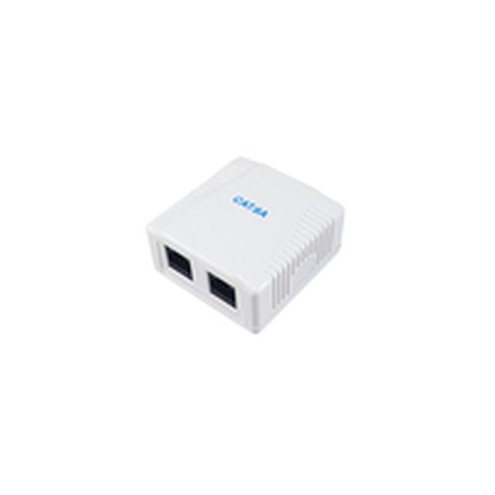 Equip Roseta Superficie RJ45 Cat.6A UTP 2 Puertos Color Blanco 3 Equip Roseta Superficie RJ45 Cat.6A UTP 2 Puertos Color Blanco 3