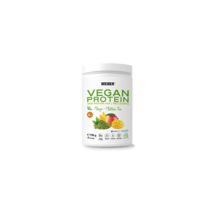 Weider Vegan Protein Mango Matcha 750Gr. Weider Vegan Protein Mango Matcha 750Gr.