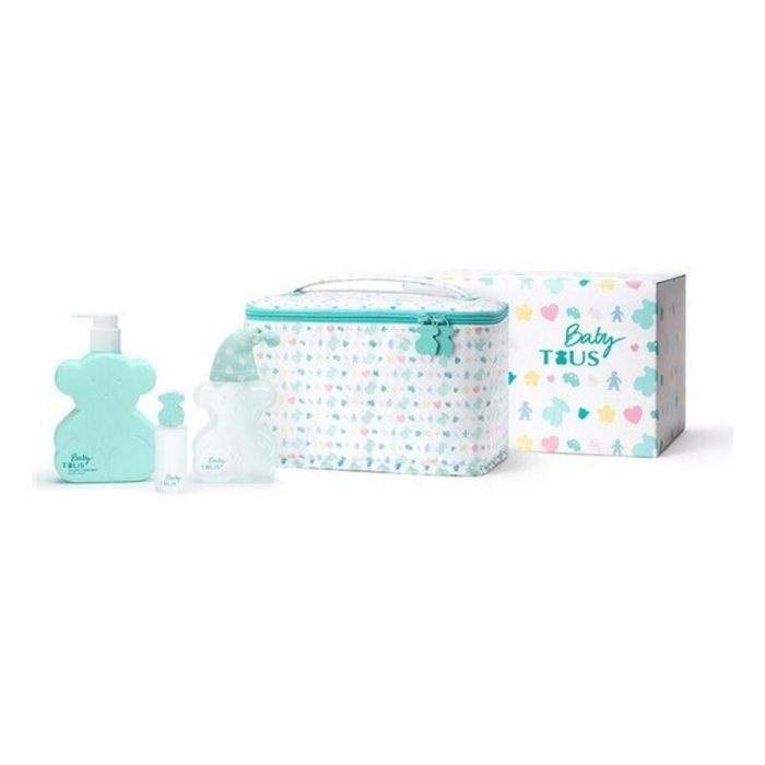 Tous BABY TOUS LOTE Lote 4 pz Eau de Cologne 100 ml + Loción Corporal 250 ml + Eau de Cologne 15 ml + Neceser FloralFrutalCítrica Bebés y Niños