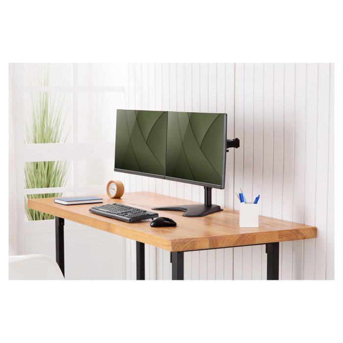 Digitus Soporte para Dos Monitores hasta 32" y 8 kg por Brazo, Color Negro Digitus Soporte para Dos Monitores hasta 32" y 8 kg por Brazo, Color Negro