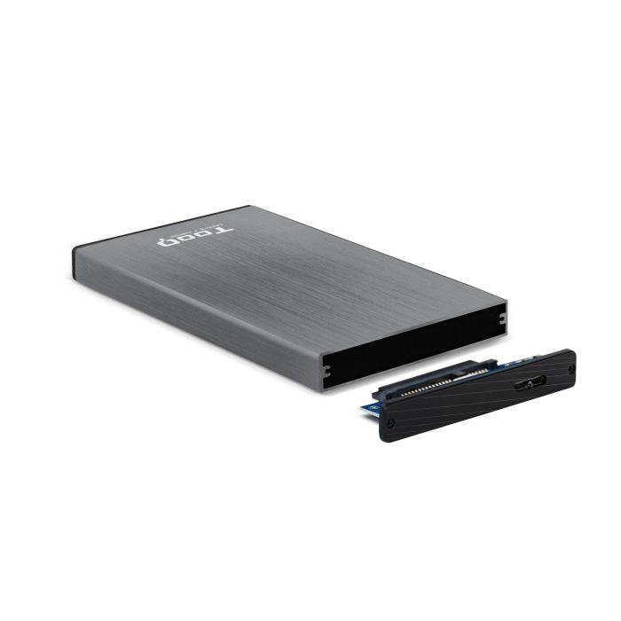 TooQ TQE-2527G Caja Externa USB 3.1 Gen 1 para Disco Duro HDD/SSD 2.5" SATA I/II/III hasta 4TB Aluminio Gris Compatible Windows Mac Linux 2 TooQ TQE-2527G Caja Externa USB 3.1 Gen 1 para Disco Duro HDD/SSD 2.5" SATA I/II/III hasta 4TB Aluminio Gris Compatible Windows Mac Linux 2