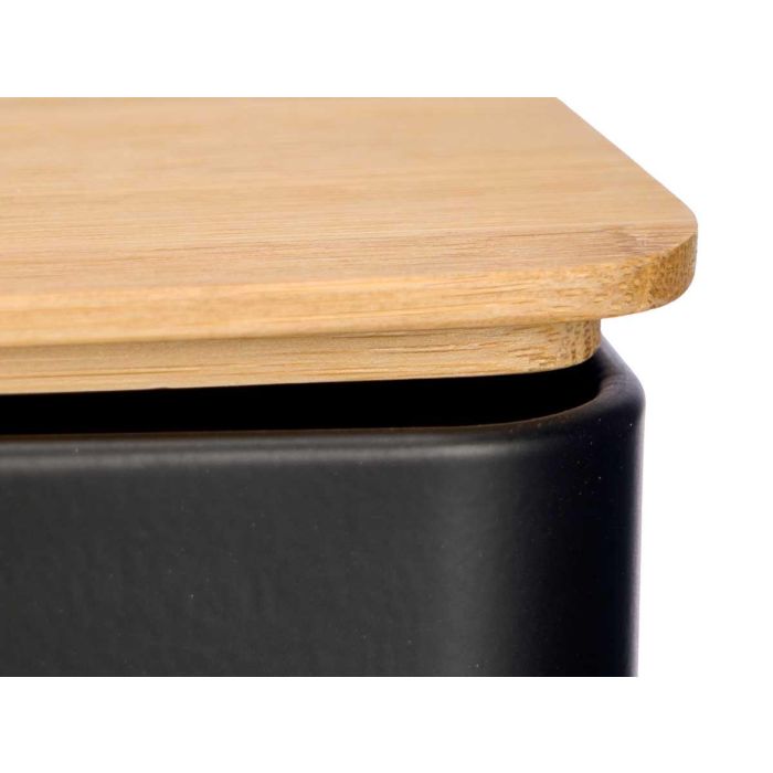 Caja Pan Tapa Bambu Negra Kinvara 33X13CM (4 Unidades) 2 Caja Pan Tapa Bambu Negra Kinvara 33X13CM (4 Unidades) 2