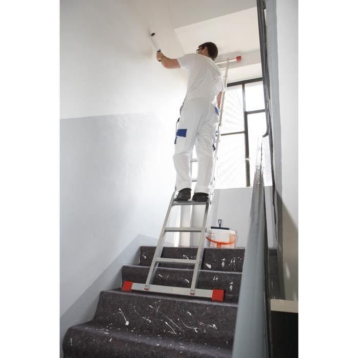 Meister Lona absorbente especial e impermeable 1x25 m. Protección reutilizable para suelos en interiores y exteriores, instalación rápida, color gris. 3