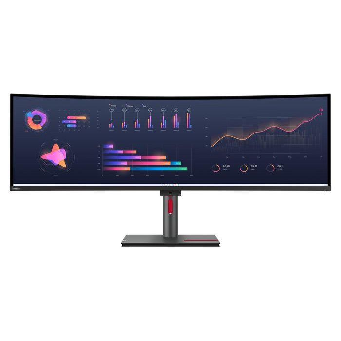 Lenovo 124.5cm (49") DQHD 5120 x 1440 W-LED IPS, 32:9, 350cd/m², 1.07B, 6ms, 178°/178°, 2000:1 1 Lenovo 124.5cm (49") DQHD 5120 x 1440 W-LED IPS, 32:9, 350cd/m², 1.07B, 6ms, 178°/178°, 2000:1 1