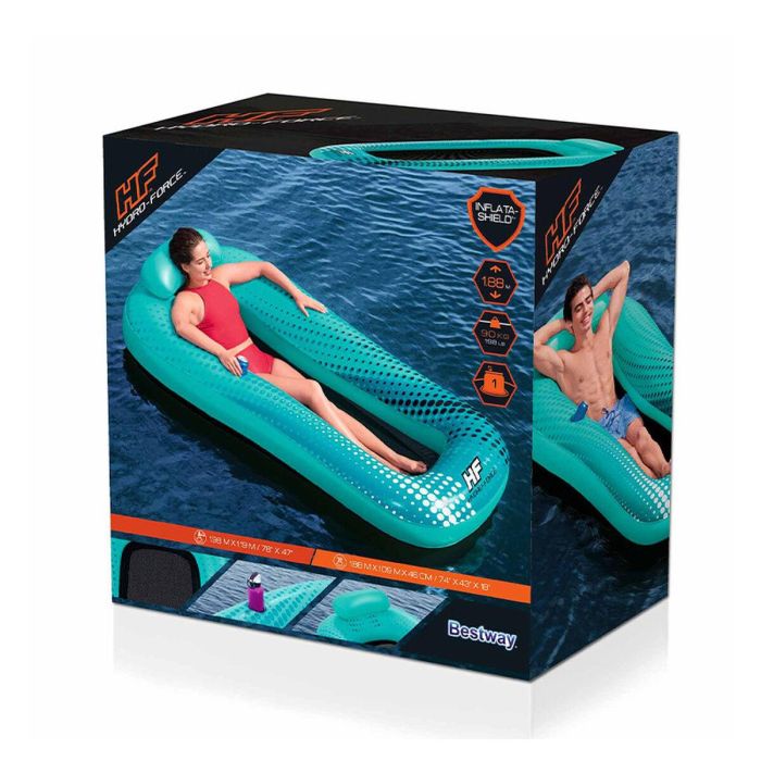 Bestway Sillon Tumbona Hinchable Hydro-Force 198x119 cm Playa y Piscina 43540 18 Bestway Sillon Tumbona Hinchable Hydro-Force 198x119 cm Playa y Piscina 43540 18