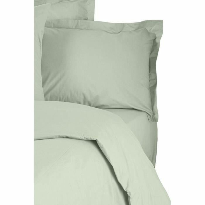 Aucune ASI8684282553991 Juego de Cama - Funda Nórdica 220x240 cm, Fundas Almohada 60x60 cm - 100% Algodón Reforzado - Verde 1