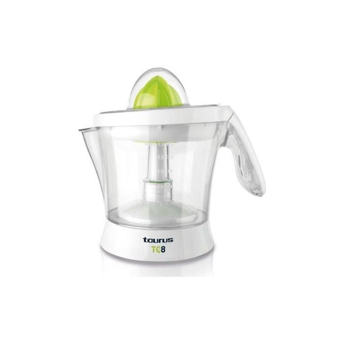 EXPRIMIDOR TAURUS TC-8 - 40W - GIRO DOBLE SENTIDO - 1L - SELECTOR PULPA - TAPA PROTECTORA - DESMONTABLE EXPRIMIDOR TAURUS TC-8 - 40W - GIRO DOBLE SENTIDO - 1L - SELECTOR PULPA - TAPA PROTECTORA - DESMONTABLE