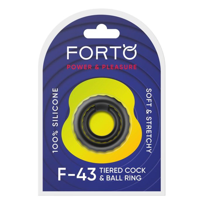 Anillo para el Pene Forto Negro (Talla única) 1 Anillo para el Pene Forto Negro (Talla única) 1