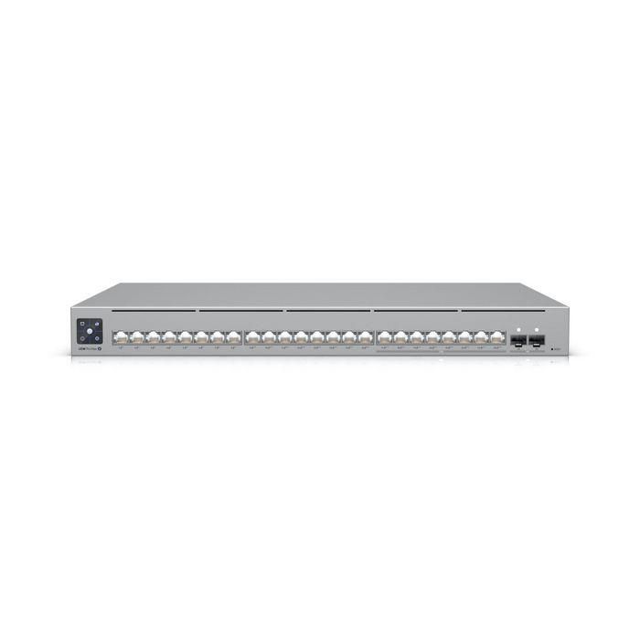 Ubiquiti Switch Layer 3 Etherlighting™ 24 Puertos 400W PoE++. 8x 2.5 GbE PoE++, 16x GbE RJ45 (PoE+/++), 2x 10G SFP+ Ubiquiti Switch Layer 3 Etherlighting™ 24 Puertos 400W PoE++. 8x 2.5 GbE PoE++, 16x GbE RJ45 (PoE+/++), 2x 10G SFP+