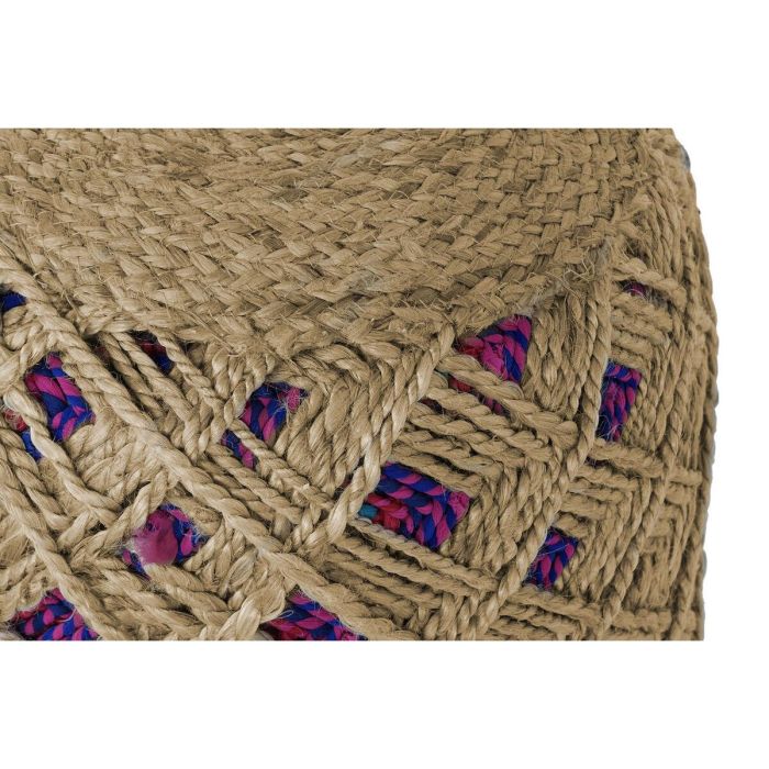 Reposapiés Home ESPRIT Marrón Multicolor Yute 40 x 40 x 45 cm 2 Reposapiés Home ESPRIT Marrón Multicolor Yute 40 x 40 x 45 cm 2