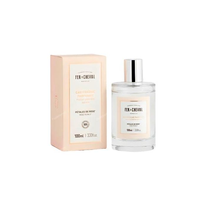 FER A CHEVAL Agua Fresca con Fragancia de Pétalos de Rosa - Perfume Delicado y Natural 96% Origen Natural Uso Diario