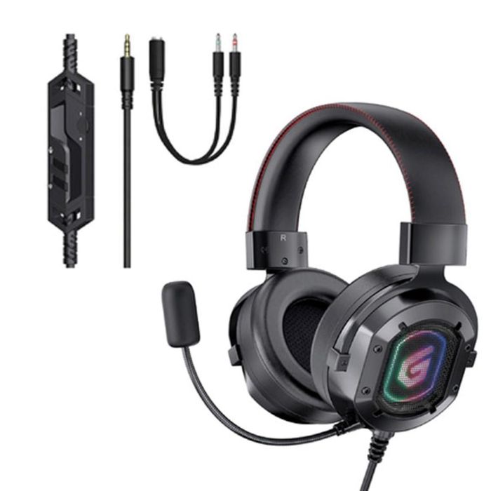 Conceptronic ATHAN03B Auricular Gaming con Sonido Estéreo, Micrófono Integrado, LED RGB, Compatible con PC, PS5, Xbox One 0 Conceptronic ATHAN03B Auricular Gaming con Sonido Estéreo, Micrófono Integrado, LED RGB, Compatible con PC, PS5, Xbox One 0