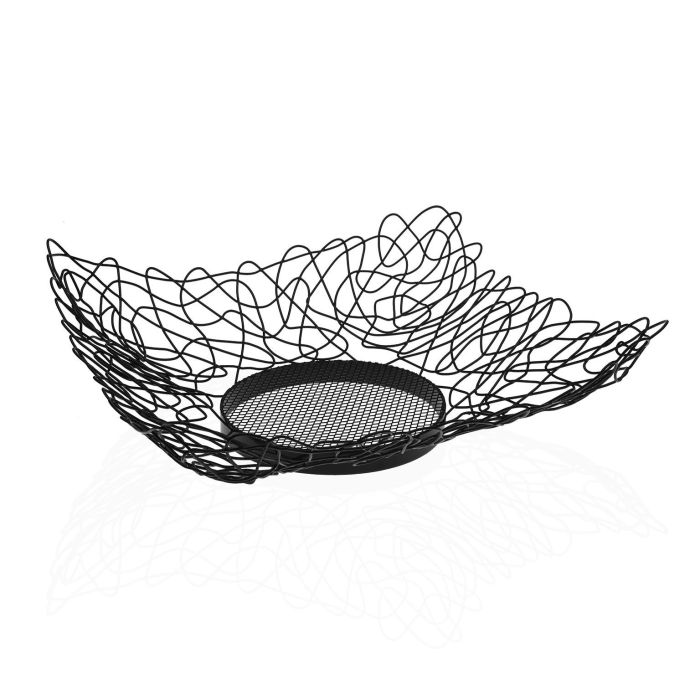 Frutero Negro Versa 29X10CM (2 Unidades) Frutero Negro Versa 29X10CM (2 Unidades)
