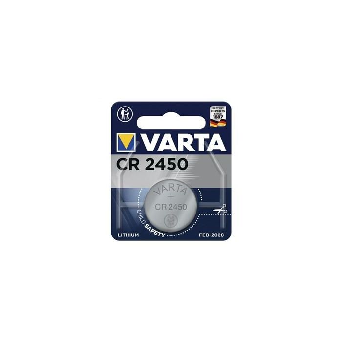 Pila De Botón Litio Cr2450 570Mah 1Ud VARTA 6450112401