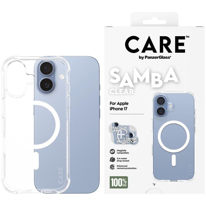 PanzerGlass Samba clear MagSafe Funda Transparente para iPhone 17 1