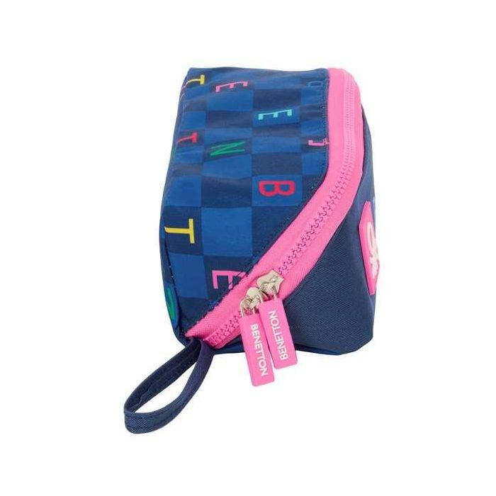 Safta Estuche Portatodo Escolar Benetton Damero Cuadrado Grande, 1 Cremallera, 80x80x200 mm 2 Safta Estuche Portatodo Escolar Benetton Damero Cuadrado Grande, 1 Cremallera, 80x80x200 mm 2