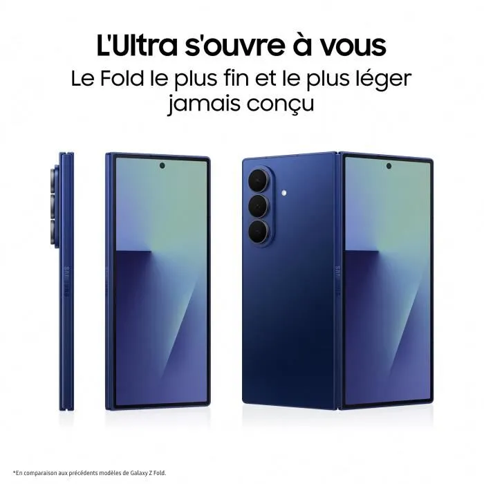 Samsung Teléfono Móvil Smartphone Galaxy Z Fold7 5G 512 GB Sombra Azul Plegable SM-F966B/DS 4 Samsung Teléfono Móvil Smartphone Galaxy Z Fold7 5G 512 GB Sombra Azul Plegable SM-F966B/DS 4