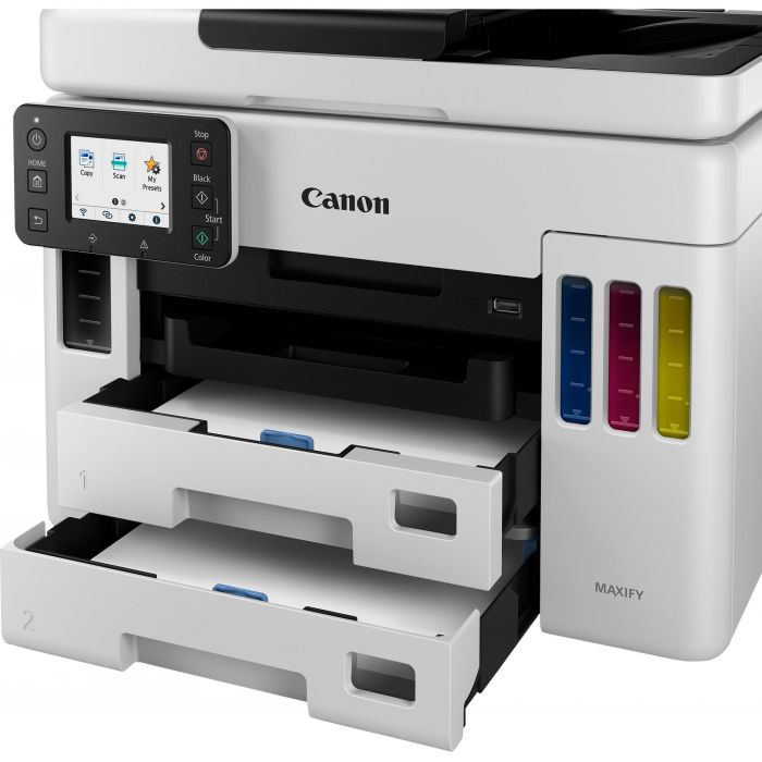 Canon MAXIFY GX7050 MegaTank Impresora Multifunción 4 en 1 A4 LAN WLAN Dúplex ADF 12