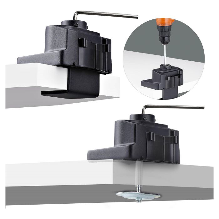 StarTech Brazo de Sobremesa VESA para Monitor Hasta 40" (101.6 cm) 8 kg - Soporte Monitor Negro con Resorte - Ajuste sin Herramientas, 75x75/100x100 mm