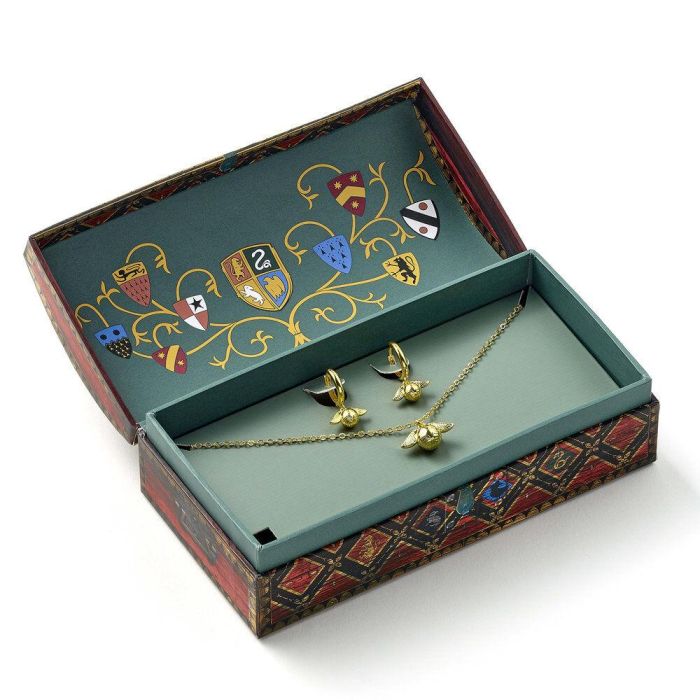 Set Colgante + pendientes Snitch Dorada Harry Potter 0 Set Colgante + pendientes Snitch Dorada Harry Potter 0