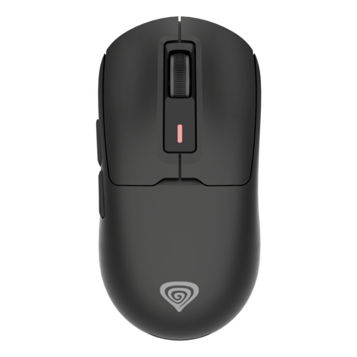 GENESIS NMG-2193 Ratón Gaming Óptico Ambidextro Bluetooth USB-C 26000 DPI, 6 Botones Programables, Desplazamiento Anillo, Negro, Ultraligero 57g