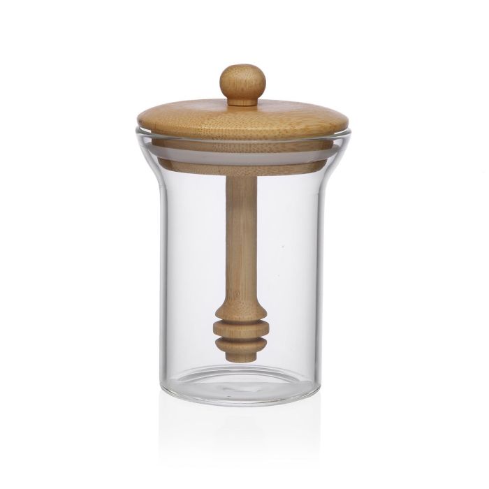 Mielera Versa 14.5 cm - Bambú y Borosilicato (2 Unidades) Mielera Versa 14.5 cm - Bambú y Borosilicato (2 Unidades)