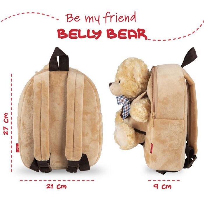 Mochila + peluche Oso Belly 26cm 2
