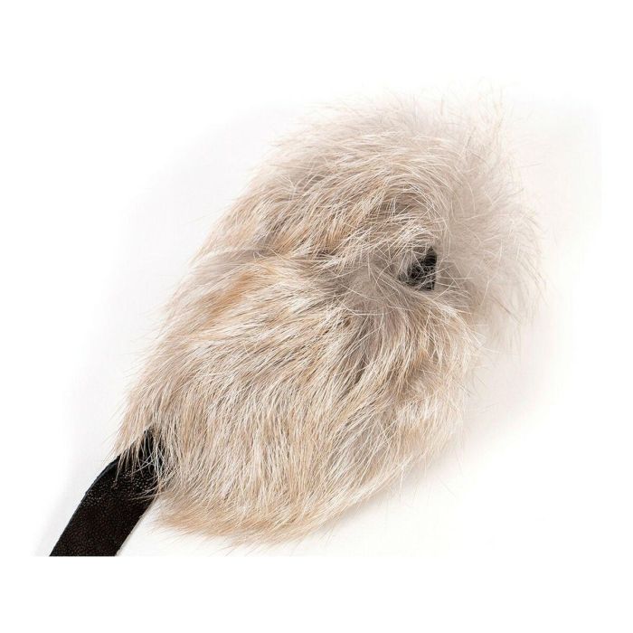 Gloria Ratoncito Con Rabito De Cuero De Conejo Natural Juguete Para Gato Hecho En España